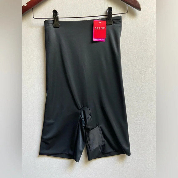 NWT Spanx high mid thigh short black shapewear underwear Sz S - Picture 7 of 7